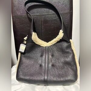 Coach Brooklyn Medium Shearling Shoulder Bag 28